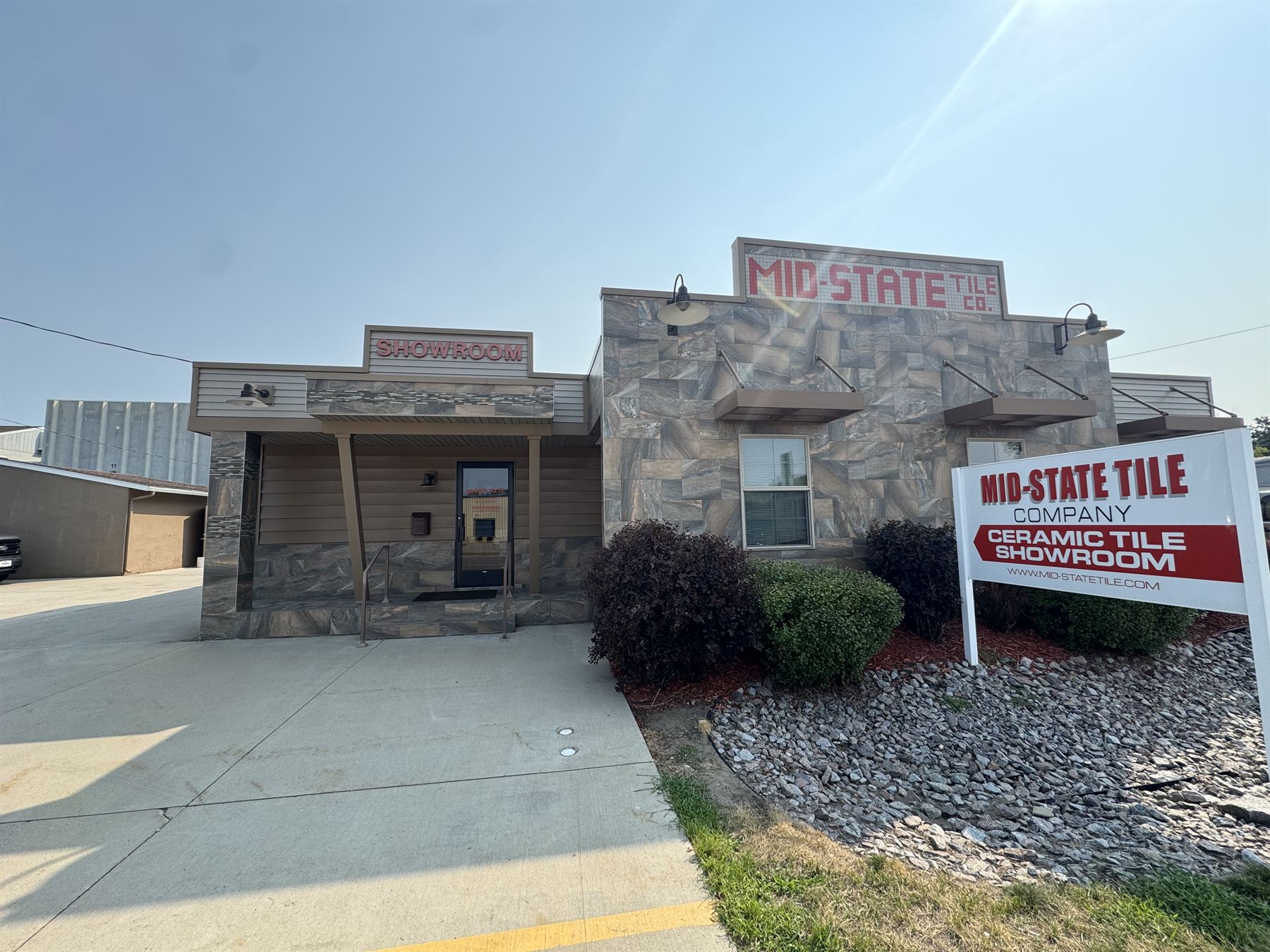 The Mid-State Tile Company ceramic tile showroom building